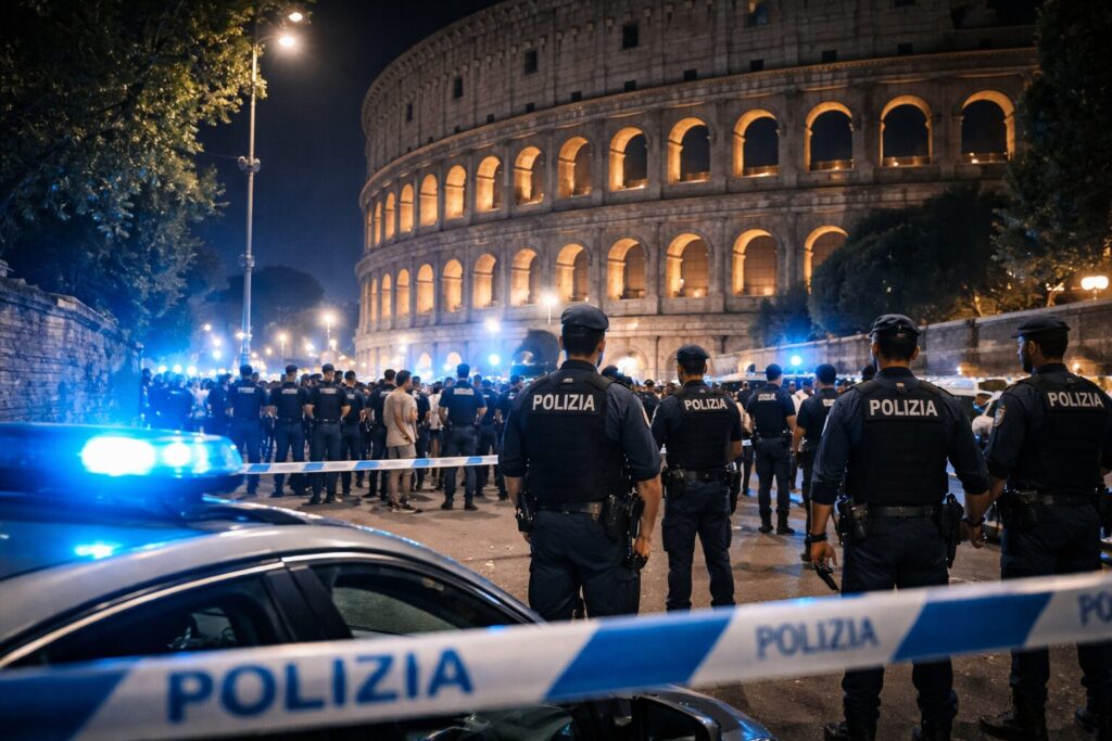 Colosseo sotto assedio: blitz delle forze dell’ordine contro i ‘maranza’