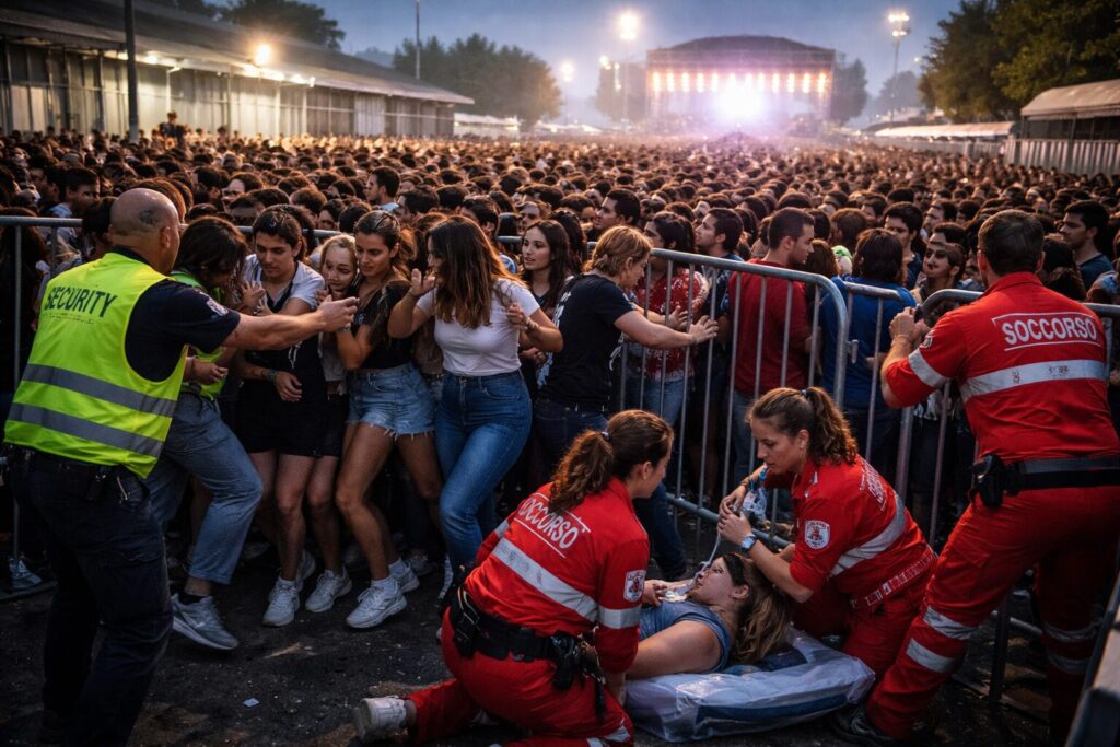 Concerto di Ultimo a Tor Vergata: dove la sicurezza diventa un incubo