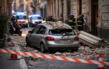 Crollo di cornicione in via Roma: un incidente che mette in luce la sicurezza degli edifici storici