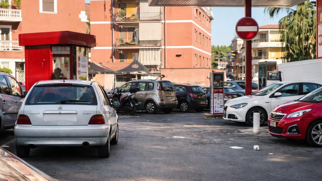 Distributore di Via dei Gonzaga: Sosta Vietata e Sicurezza Ignorata, Chi Risponde?