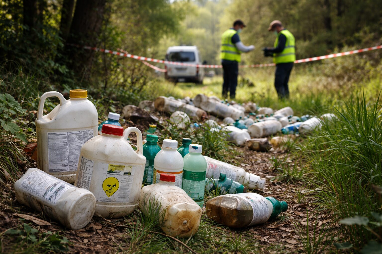 Emergenza rifiuti a Fabrica di Roma: chi si occupa dei pesticidi abbandonati nel verde?