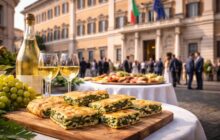 Erbazzone Igp e Spergola: Un Aperitivo di Sicurezza Culinaria a Montecitorio