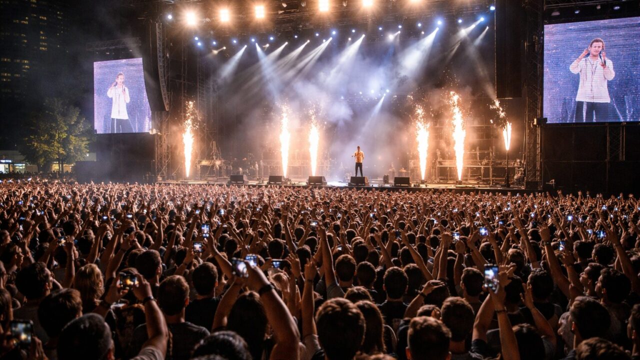Ernia in concerto: piazzale Roma esplode, ma cosa significa per la cultura live?