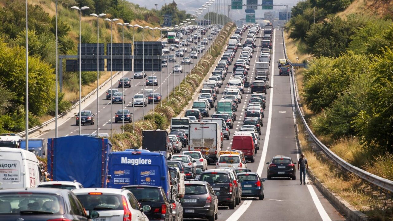 Esodo estivo a Roma: caos stradale e costi alle stelle nel cuore dell’estate