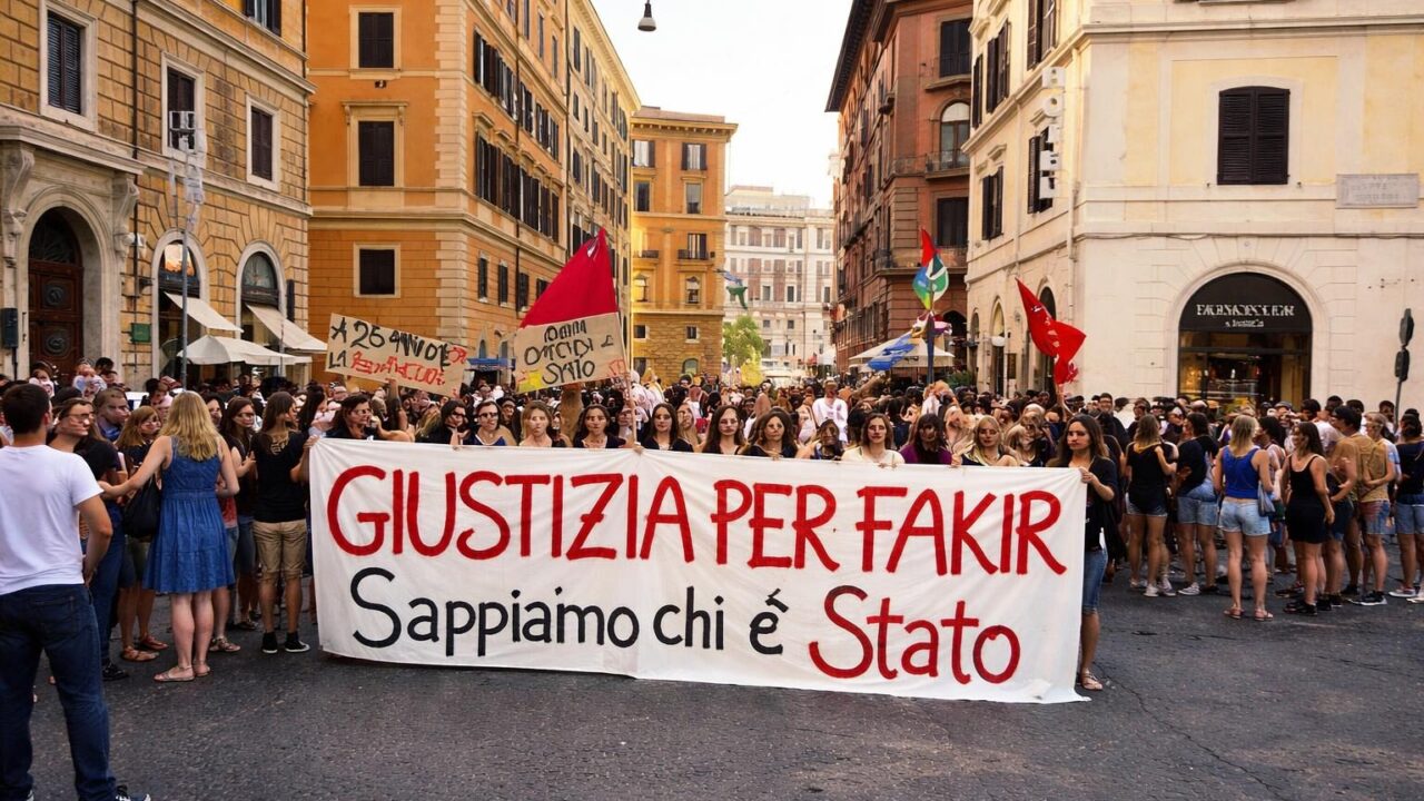 Fakir, il giovane attivista ucciso: la Roma che chiede giustizia