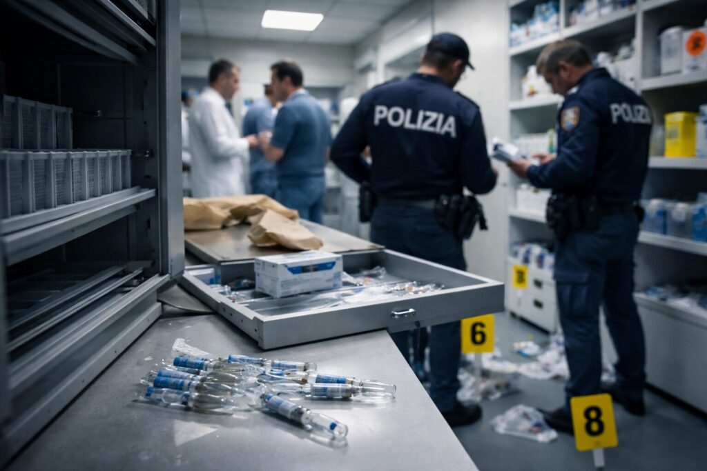 Fentanyl rubato all’Ospedale Israelitico: una crisi in chiave di sicurezza pubblica