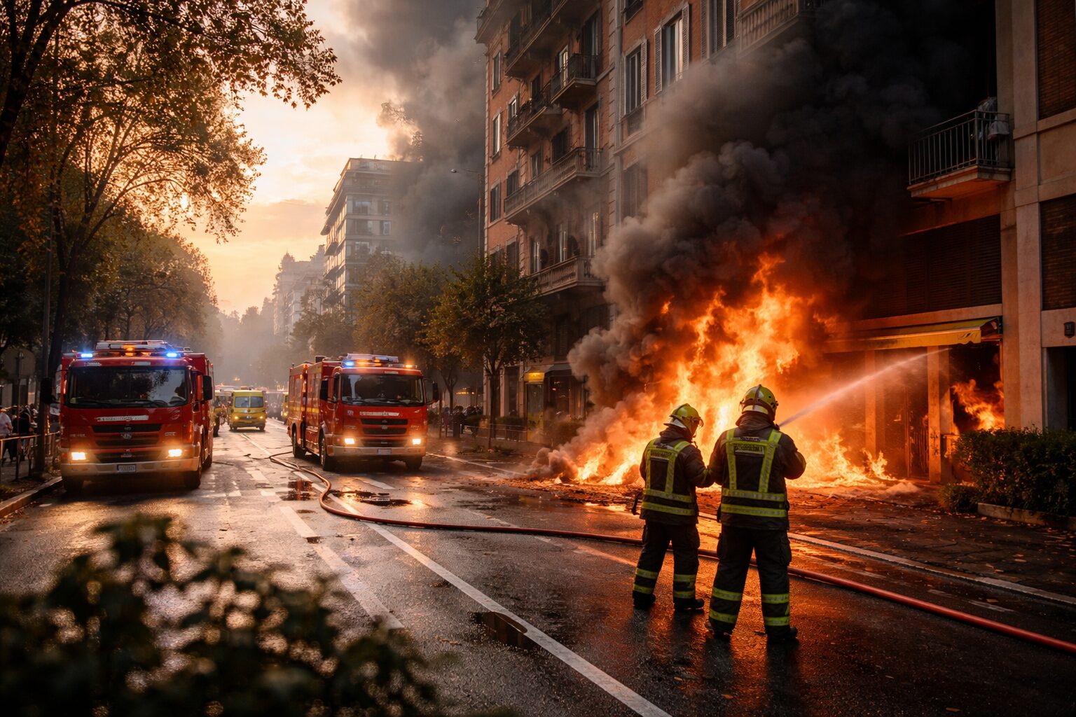 Fiamme all’Alba: Roma Svela la Sua Incapacità di Proteggere gli Studenti