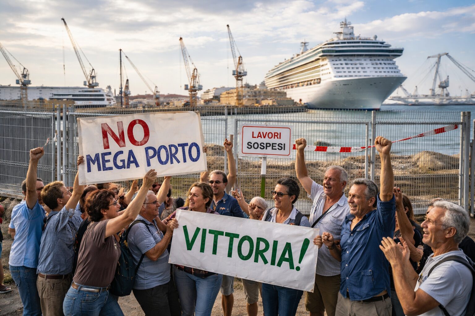 Fiumicino: Comitato Locale Vince la Battaglia contro il Porto Crocieristico