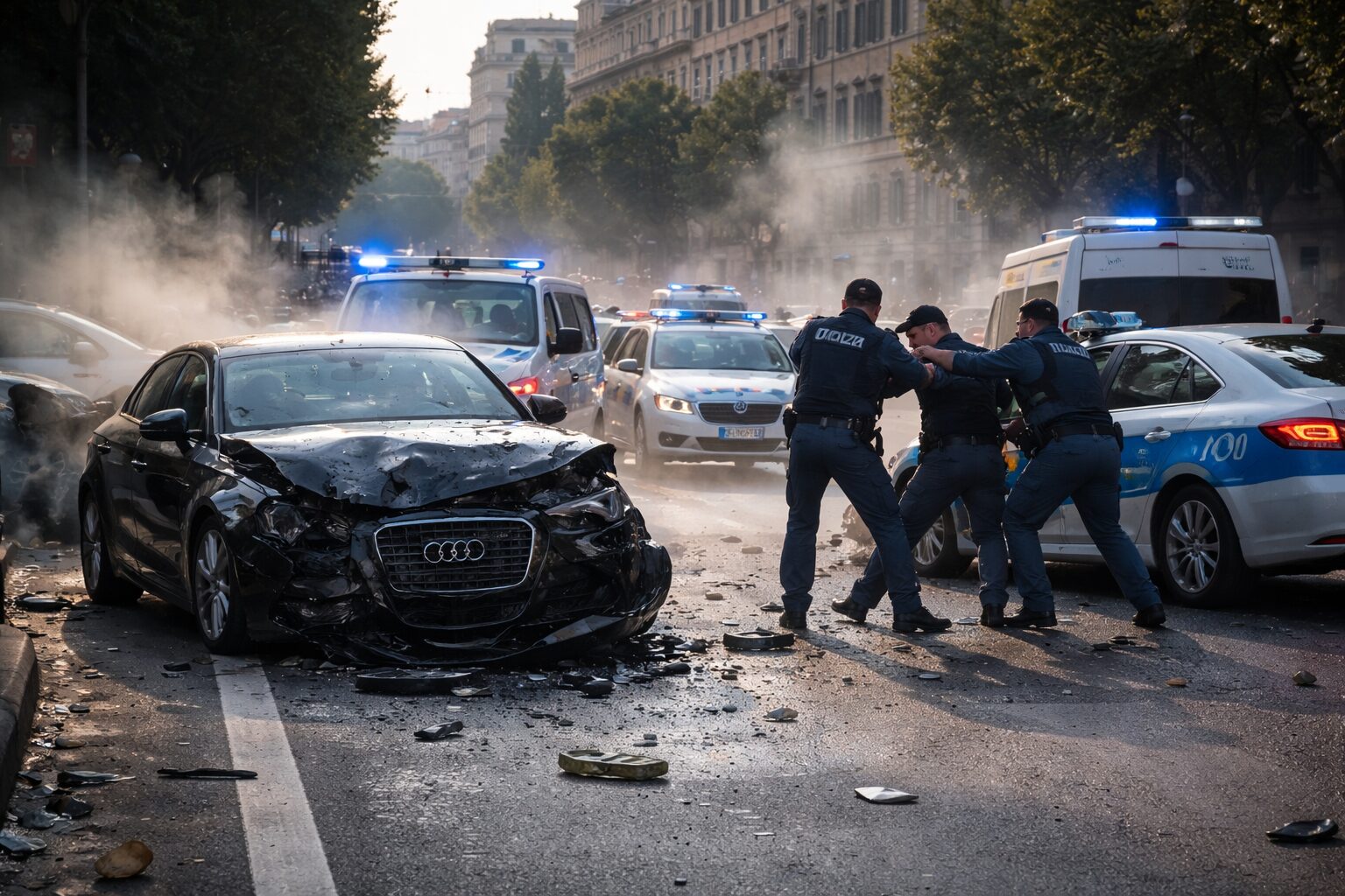 Fuga contromano a Roma: latitante arrestato, ma a che prezzo per la sicurezza stradale?
