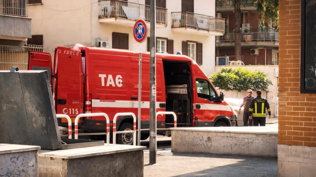 Fumo da un tombino a Centocelle: chiusure e preoccupazioni per la sicurezza pubblica
