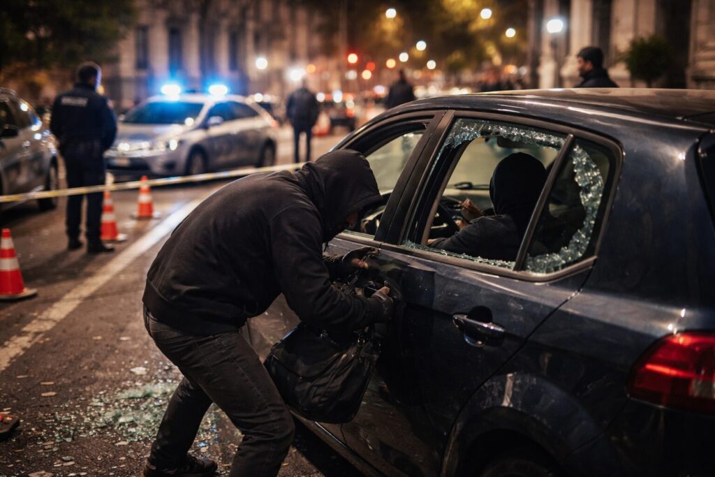Furti su auto in sosta a Roma: nuova ondata di arresti, ma le tecniche dei ladri si evolvono