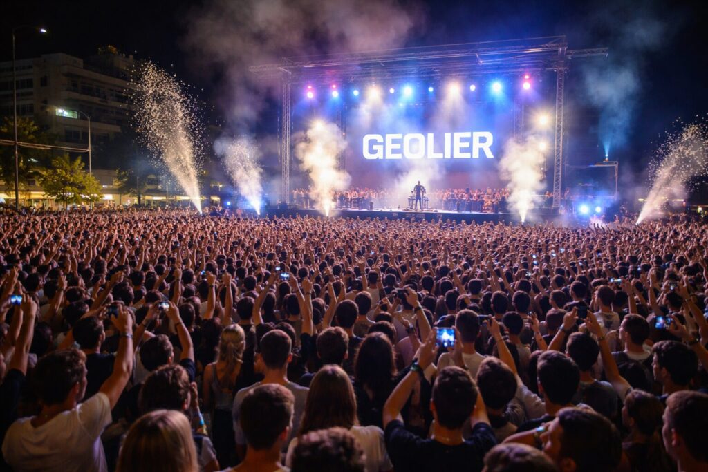 Geolier domina Riccione: il concerto che ha fatto vibrare i giovani