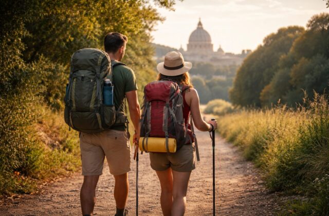 Giorgio e Marvi: un viaggio di scoperta sulla Francigena di Roma
