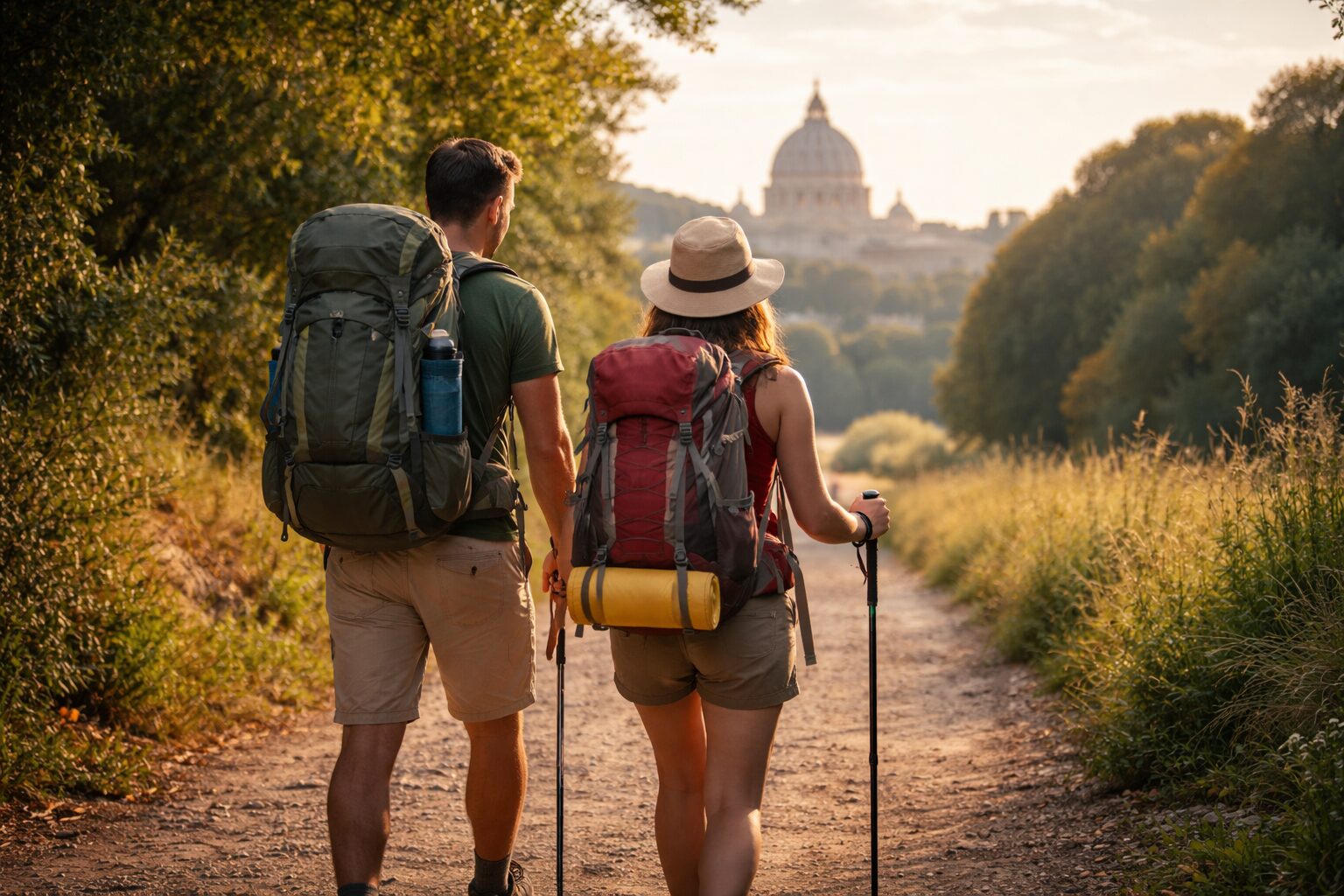 Giorgio e Marvi: un viaggio di scoperta sulla Francigena di Roma