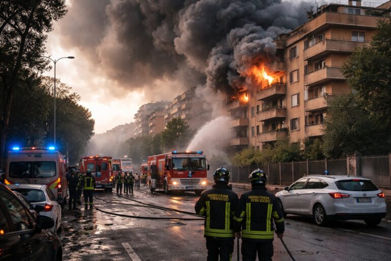Giustiniana in fiamme: una catastrofe che scuote la gestione del territorio a Roma
