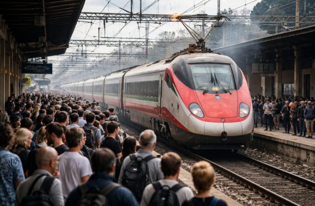 Guasto alla linea Pisa-Roma: 3 ore di ritardi e caos per i pendolari