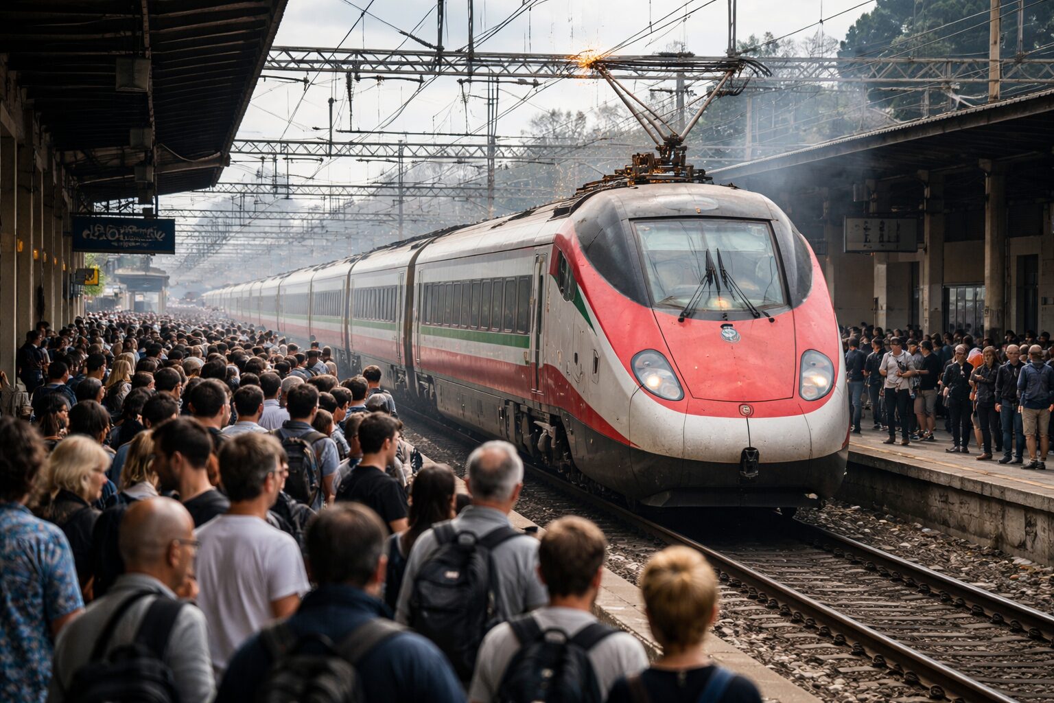 Guasto alla linea Pisa-Roma: 3 ore di ritardi e caos per i pendolari