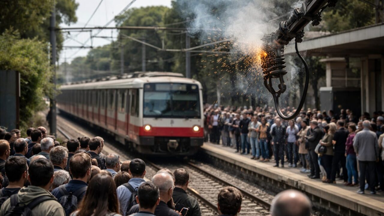 Guasto elettrico sulla Roma-Lido: pendolari in crisi e futuro incerto