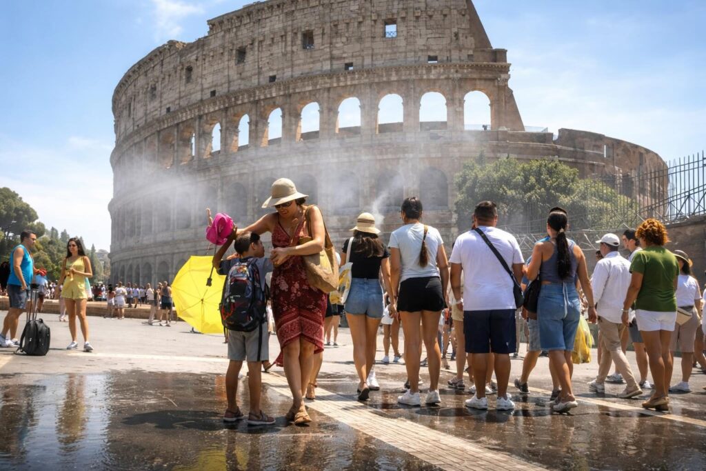 Il Caldo Estremo a Roma: Iniziative e Proteste al Centro della Bufera Sociale