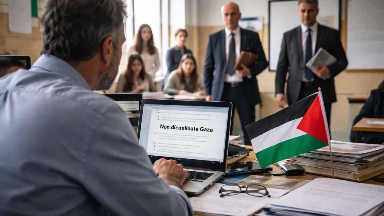 Il docente di Roma e Gaza: Libertà di espressione o censura scolastica?