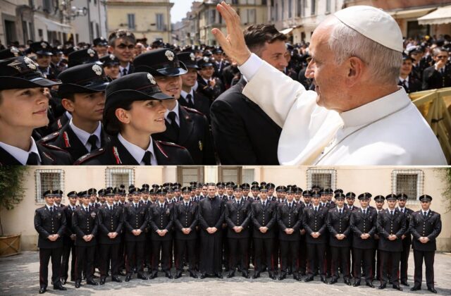 Il Papa e i Carabinieri: un atto di unità in tempi di insicurezza a Roma