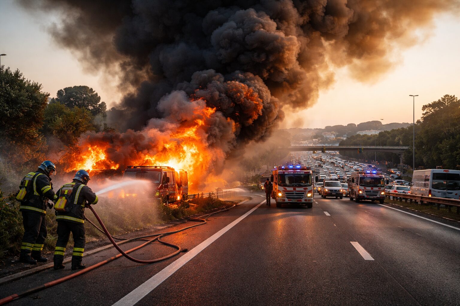 Incendi a Roma: Fiamme sul Raccordo e il loro impatto su residenti e viabilità