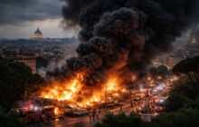 Incendi a Roma: il fumo nero che avvolge la città e mette a nudo la precarietà della sicurezza