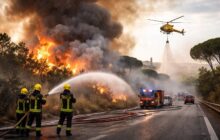 Incendi alle porte di Roma: la battaglia delle autorità contro il fuoco