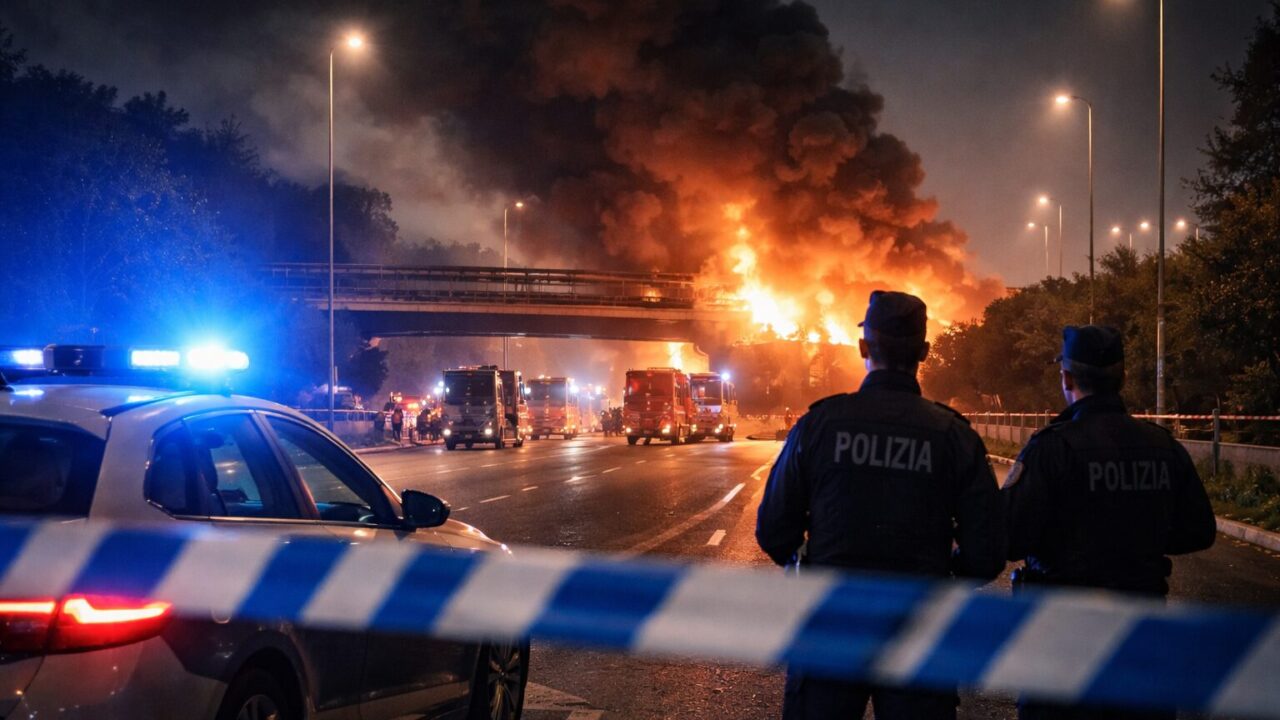 Incendi dolosi a Roma: il Grande Raccordo Anulare sotto inchiesta tra rischi e responsabilità