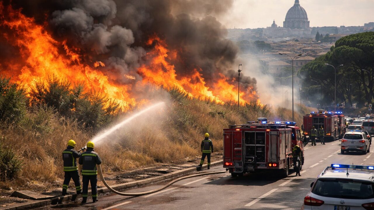Incendi estivi a Roma: la gestione delle emergenze è all’altezza?
