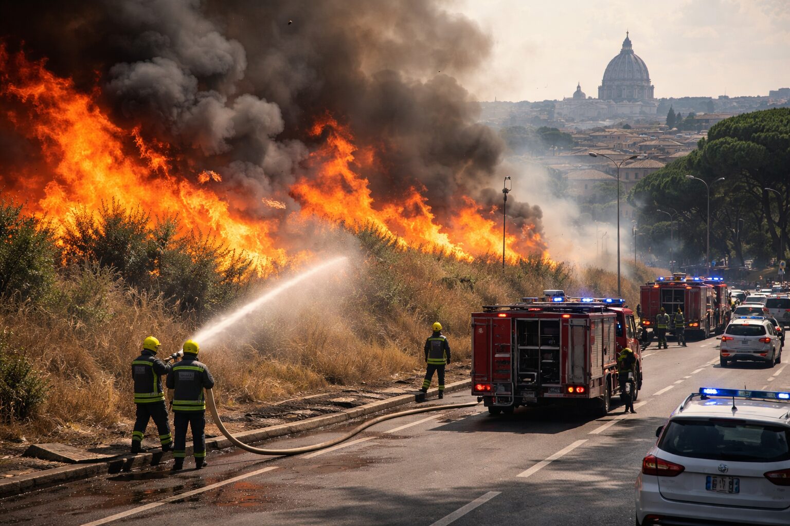 Incendi estivi a Roma: la gestione delle emergenze è all’altezza?