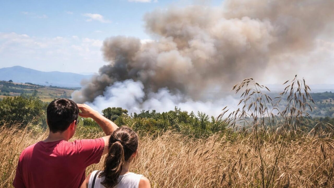 Incendi nella Valle Galeria: pericolo e negligenza della gestione ambientale