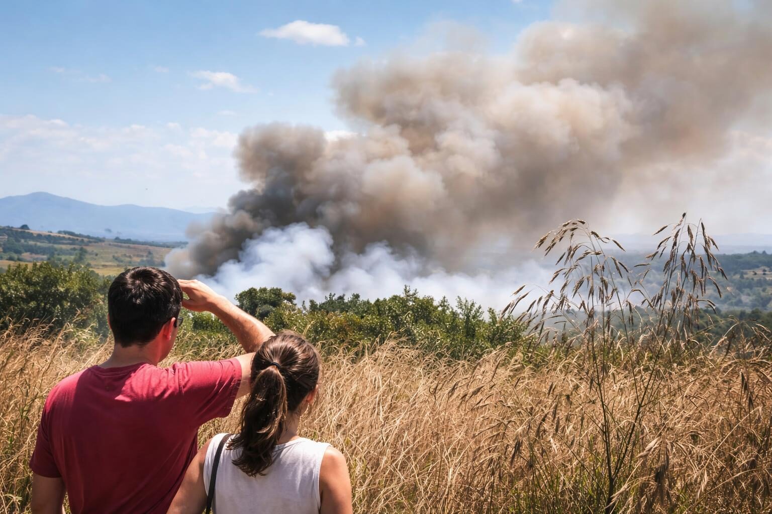 Incendi nella Valle Galeria: pericolo e negligenza della gestione ambientale