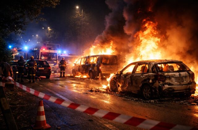 Incendio a Casal Bruciato: paura e distruzione in una notte di fuoco