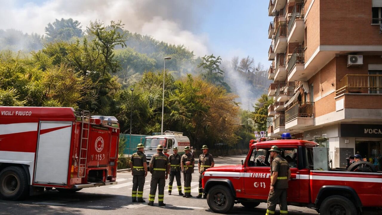 Incendio a Monte Ciocci: un campanello d’allarme per la sicurezza a Roma