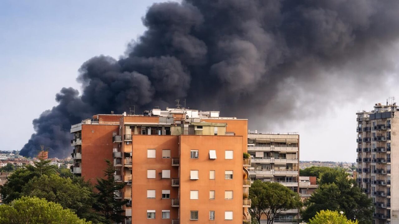 Incendio a Valleranello: esplosioni e il grido d’allerta sulla sicurezza dei ristoranti