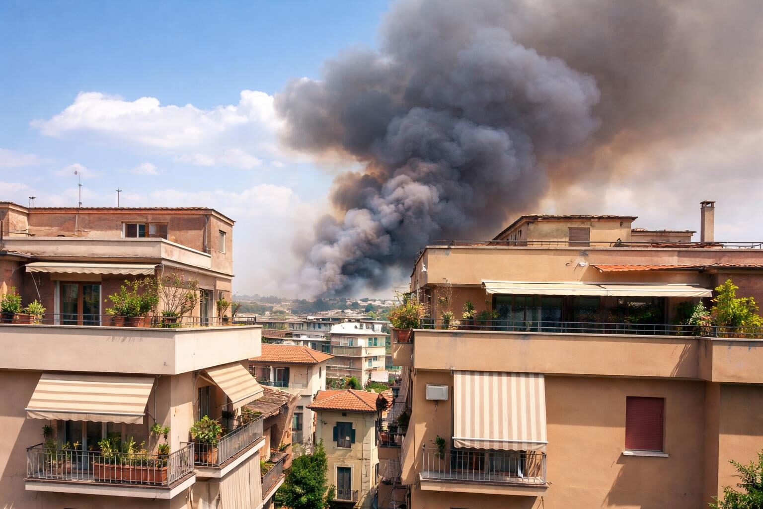 Incendio al parco del Pineto: Roma in allerta tra fumi e distruzione