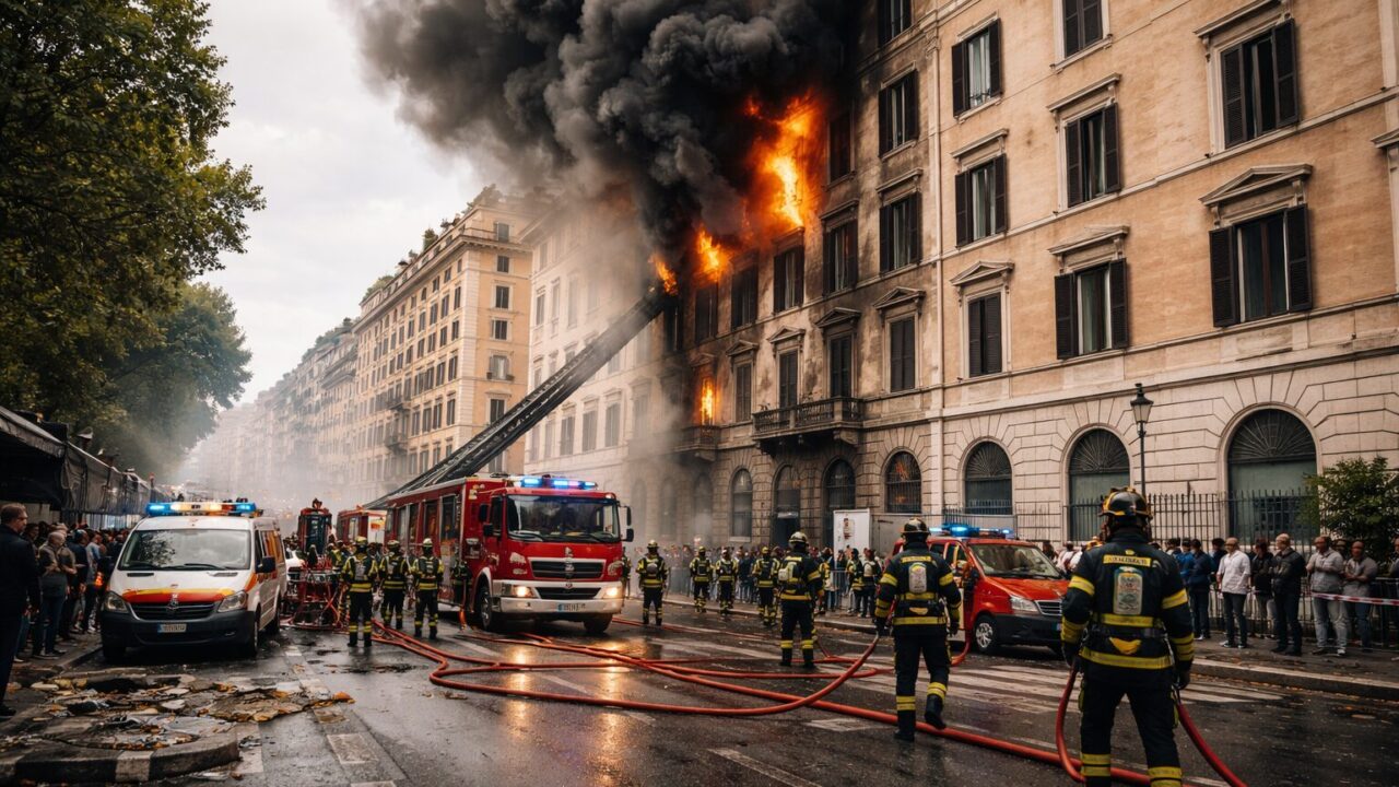 Incendio allo Spin Time: un segnale d’allerta per la sicurezza di Roma