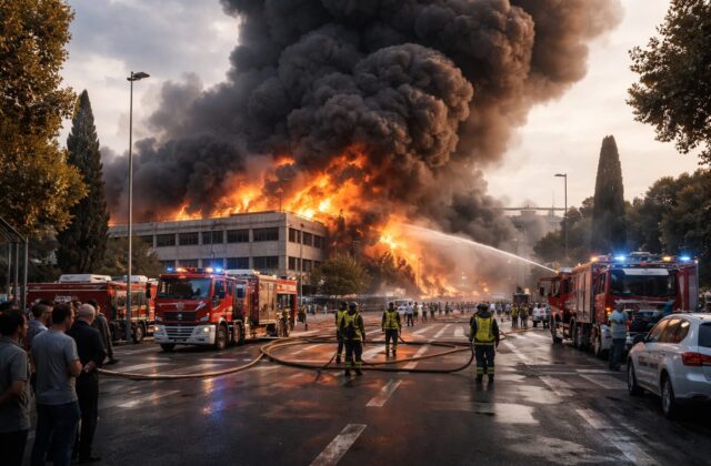 Incendio devastante a Laurentina: residenti in allerta e autorità sotto pressione