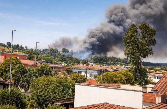 Incendio devastante tra Ponte Galeria e Muratella: evacuate famiglie e animali