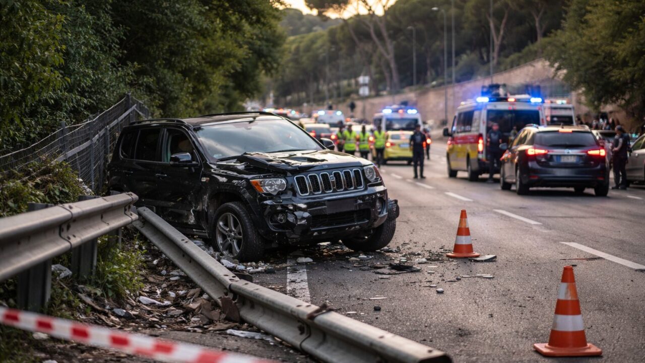 Jeep sulla Salaria: segnale d’allerta per la sicurezza pubblica a Roma