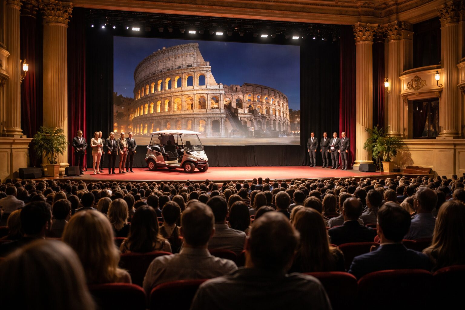 La Golf Car che Batte il Cuore di Roma: Tra Cultura e Caos Stradale