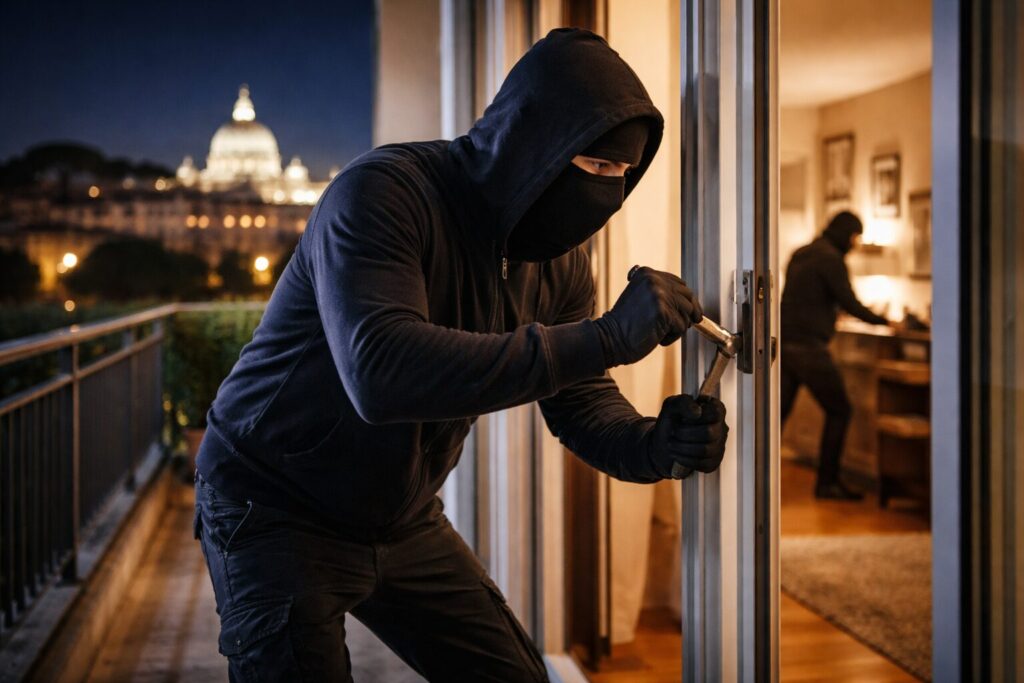 La nuova stagione dei furti a Roma: furti in casa a colpo sicuro