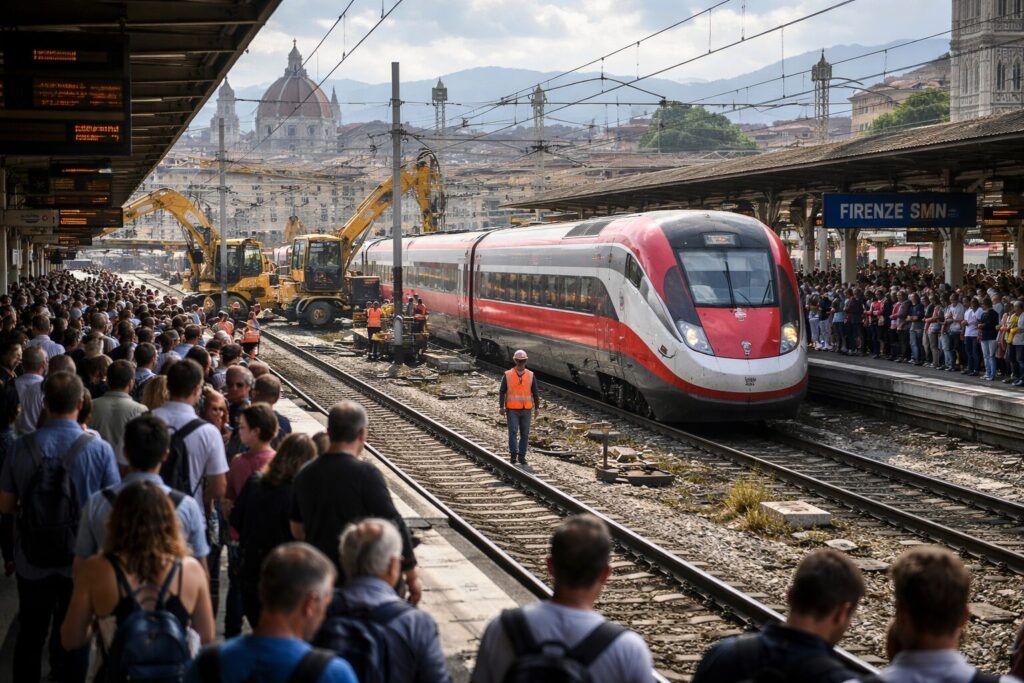 Lavori a Firenze: la mobilità Roma-Milano sotto attacco tra caos e ritardi