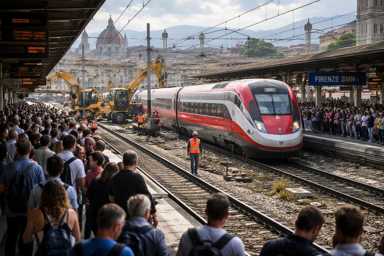 Lavori a Firenze: la mobilità Roma-Milano sotto attacco tra caos e ritardi