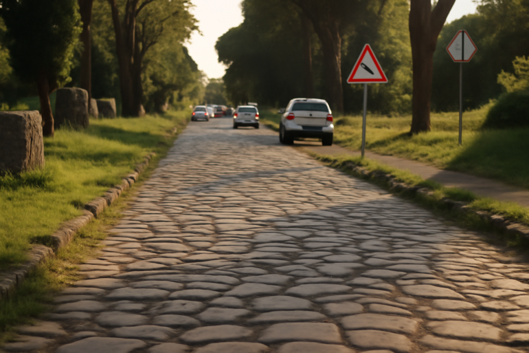 Appia Antica sotto pressione: quando il patrimonio entra nella vita di tutti i giorni