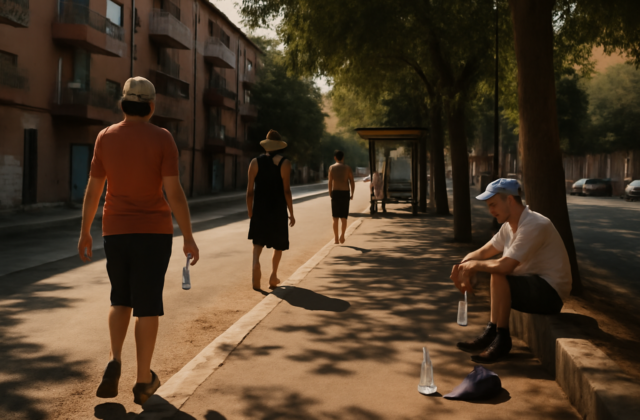 Bollino rosso, l’ombra di quartiere: quando il caldo diventa cura civica