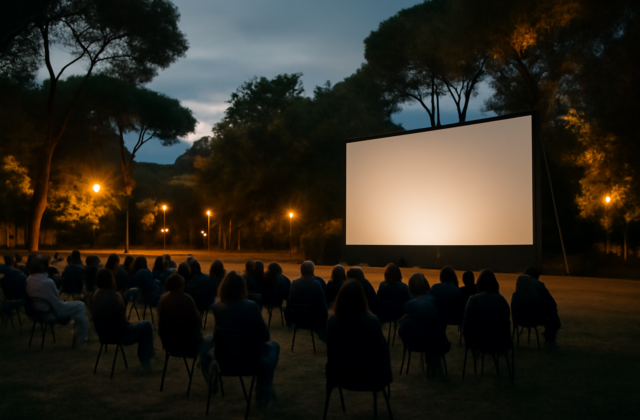 L’arena improvvisata nei parchi: quando il cinema diventa rituale di quartiere