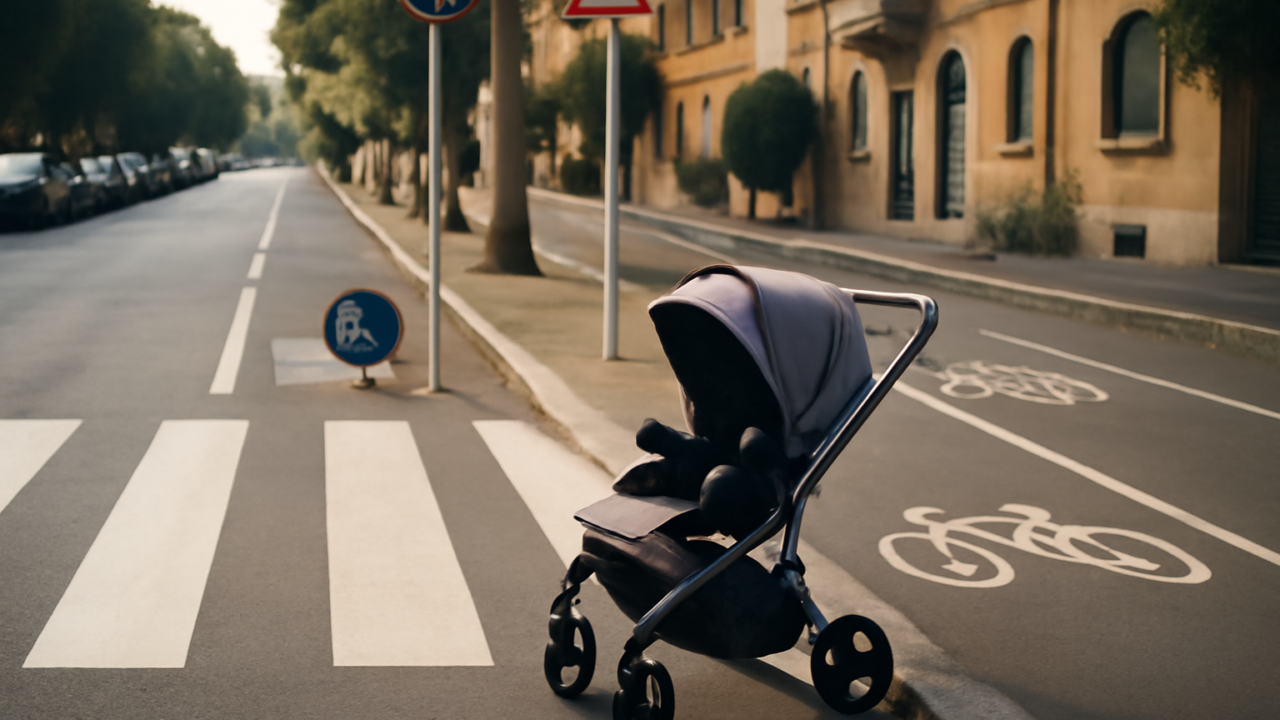 Passeggini e attraversamenti: quando le ciclabili diventano “imprevedibili” in città