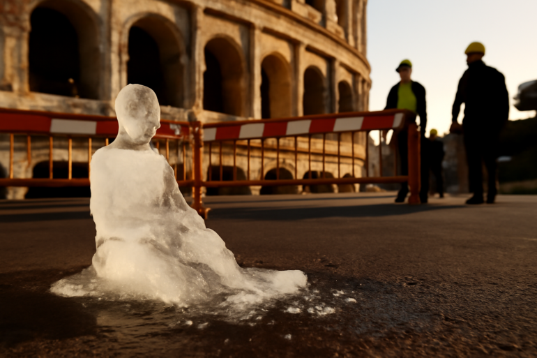 Quando il caldo “scioglie” le tutele: 670mila lavoratori a rischio e Roma come comunità che protegge